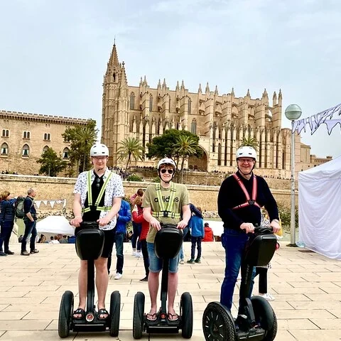 Palma mit dem Segway und einem Guide für deine Gruppe