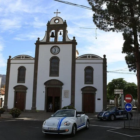 L’intérieur de Gran Canaria en Beetle décapotable