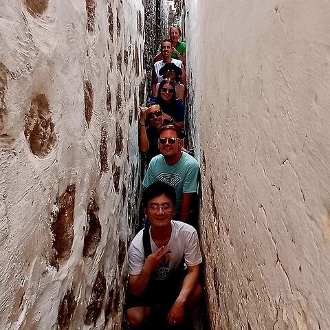 Barranco de las Vacas, Höhlen und Dorfleben