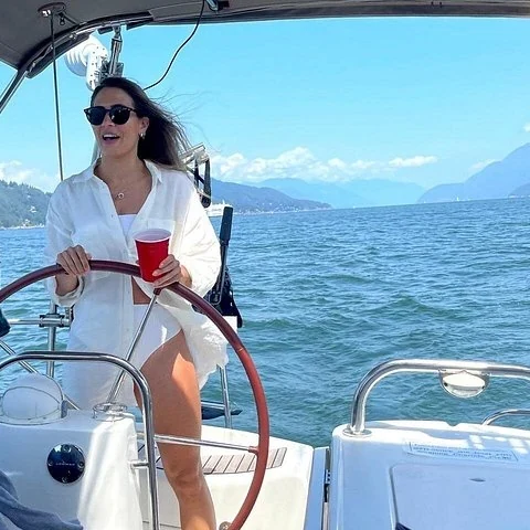 Vancouver vom Wasser aus auf einer gemeinsamen Segeltour