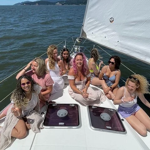 Vancouver vom Wasser aus auf einer gemeinsamen Segeltour