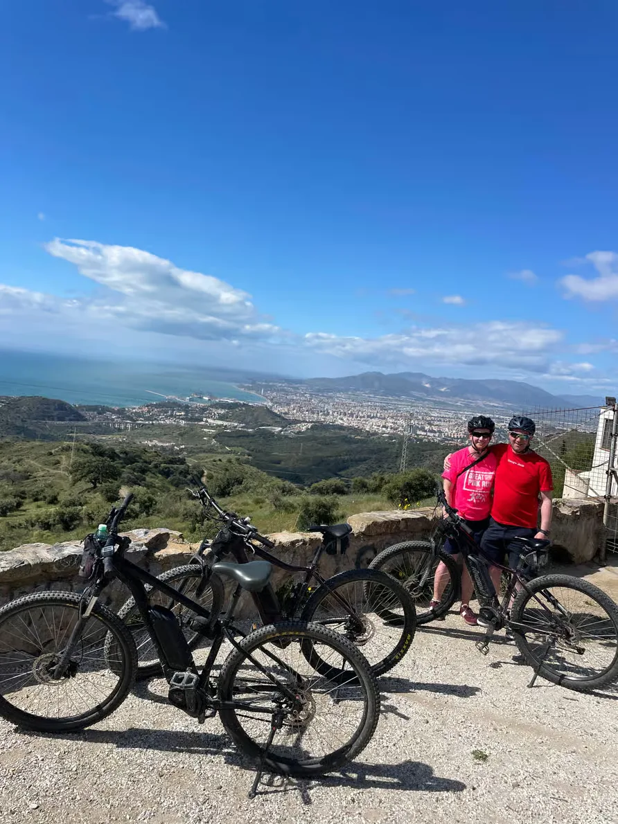 Itinéraire en vélo électrique dans les Montes de Málaga