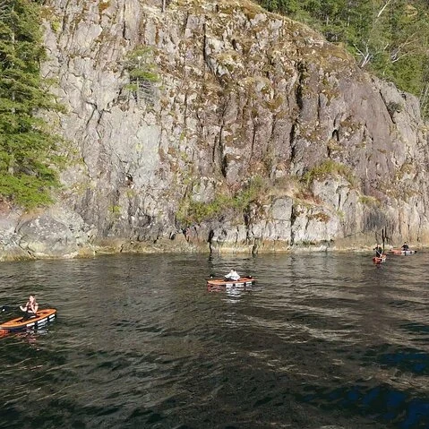 Recorre Howe Sound desde el barco o entra en el agua