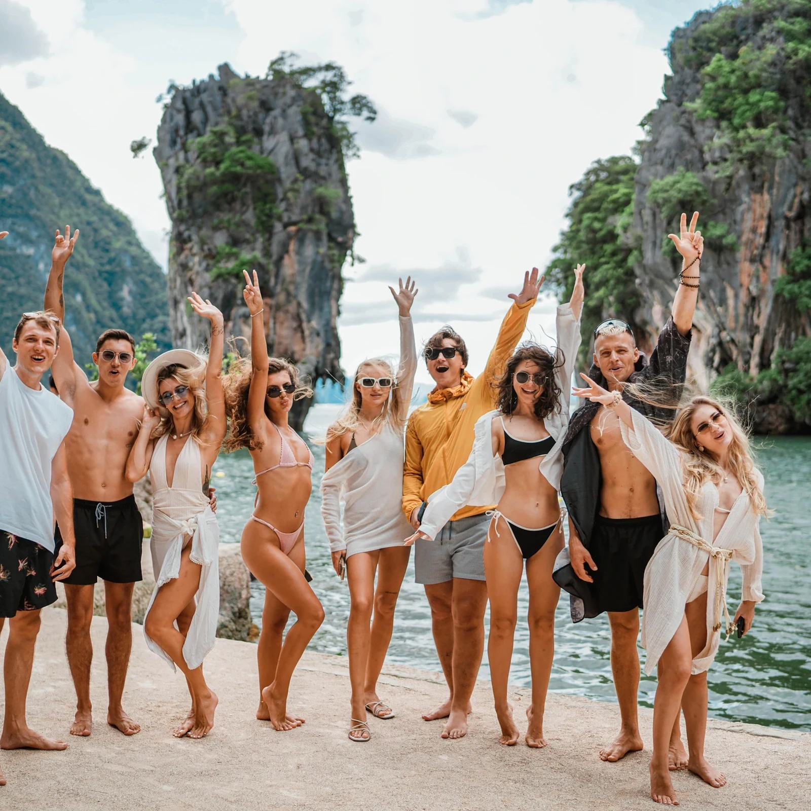 Phuket : James Bond et Phang Nga en catamaran au couchant