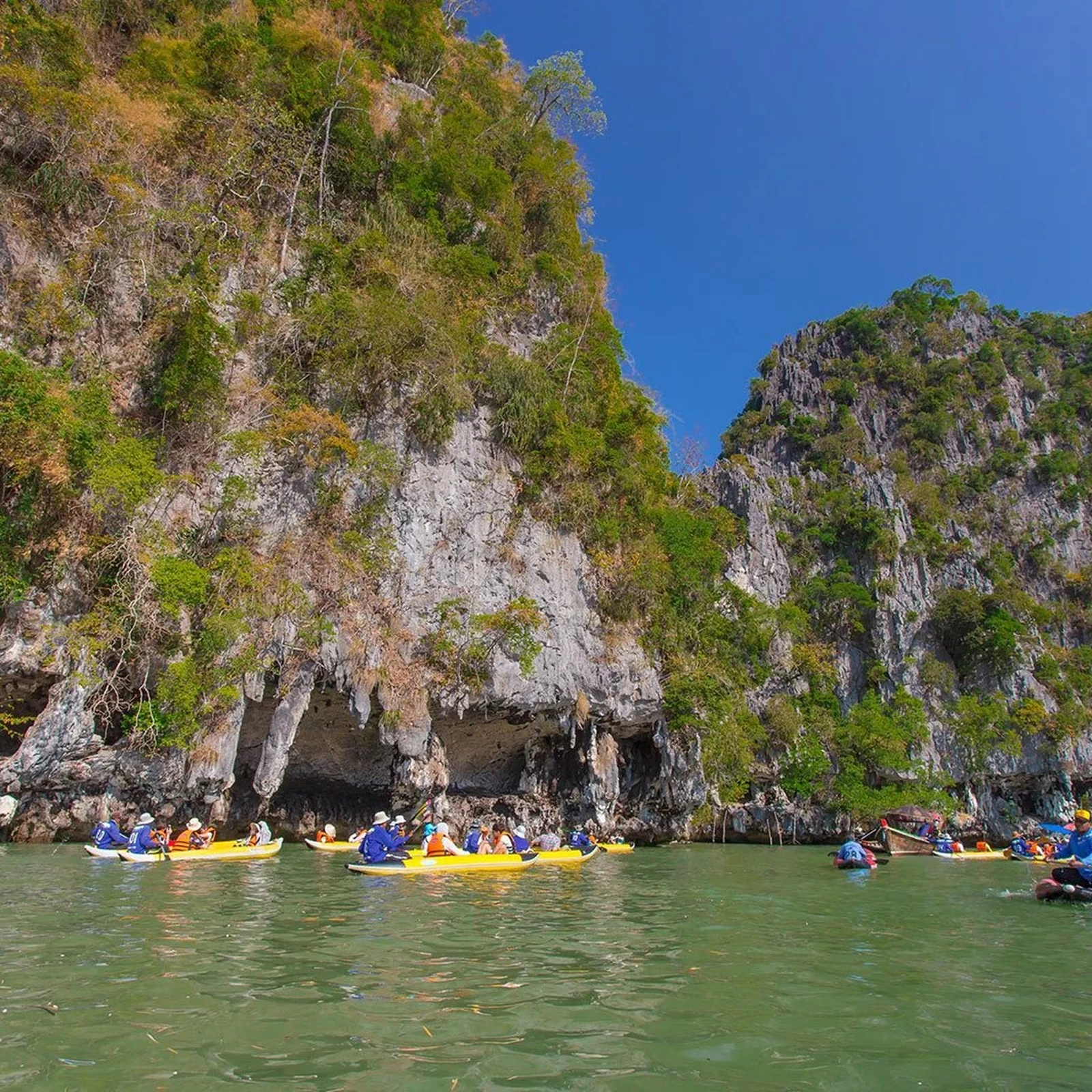 Phang Nga Bay by boat and canoe from Phuket