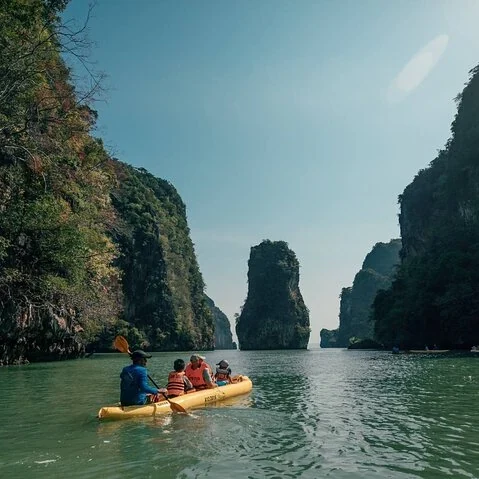 Baie de Phang Nga en bateau et en kayak depuis Phuket