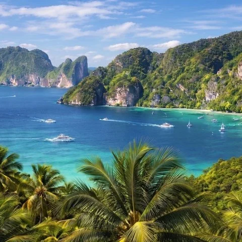Excursion privée en hors-bord à Phi Phi et Khai depuis Phuket