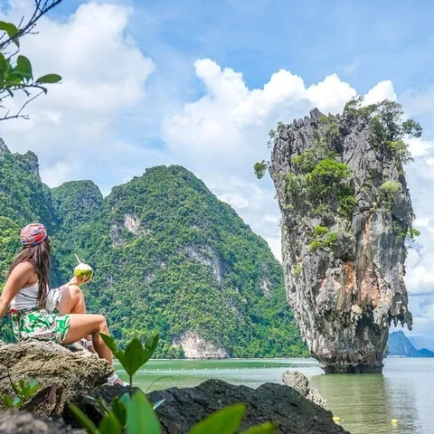Une journée d’îles, de grottes et de canoë depuis Phuket