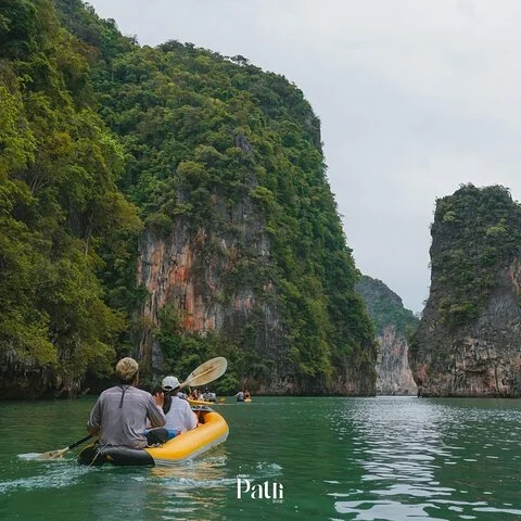 Une journée d’îles, de grottes et de canoë depuis Phuket