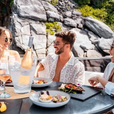 A full day of cruising, swimming and sunset views from Phuket