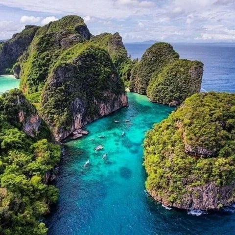 Phi Phi en hors-bord : îles, snorkeling et déjeuner depuis Phuket