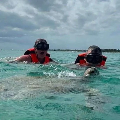 Un cénote et les eaux d’Akumal lors d’une excursion privée