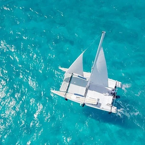 Explore Isla Mujeres your way by private catamaran