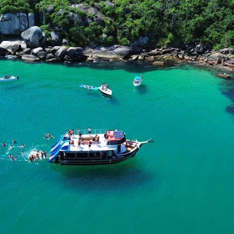 Excursion en bateau à Costa da Lagoa, Florianópolis