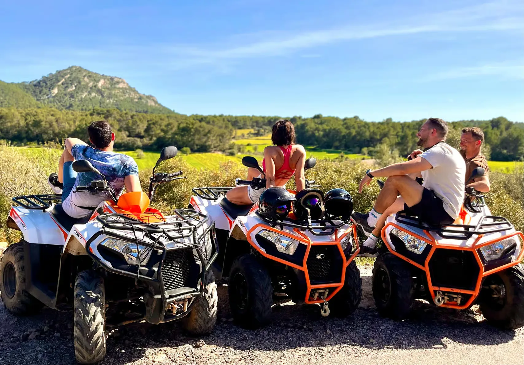 Mallorca quad tour from Palma through mountain views, forest roads and quiet island scenery