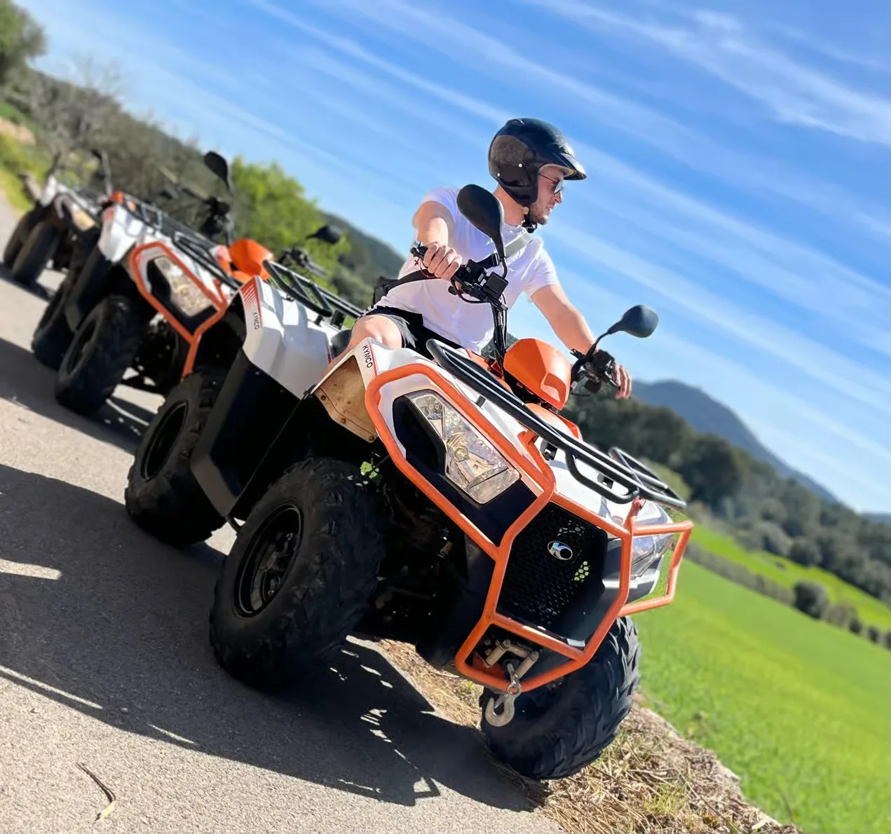 Mallorca quad tour from Palma through mountain views, forest roads and quiet island scenery