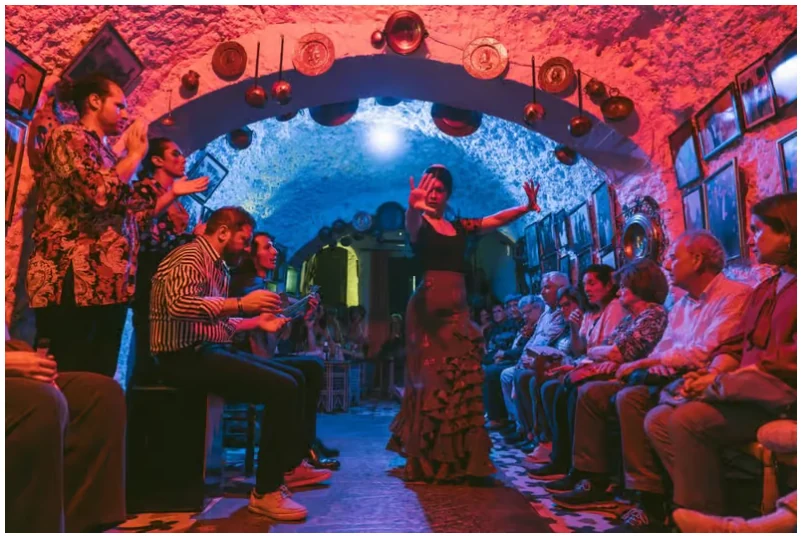 Flamenco-Show in Granada in einer historischen Höhle im Sacromonte