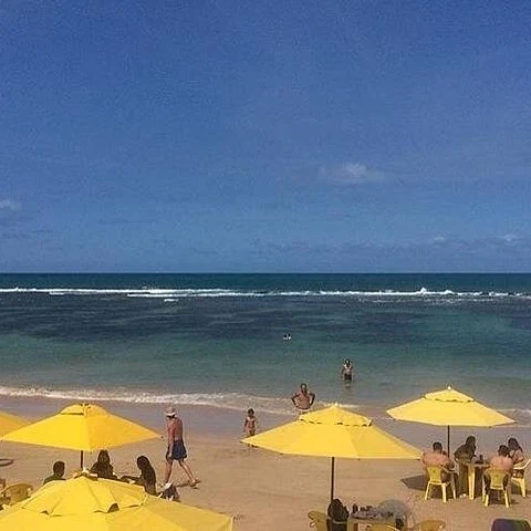 Cinco horas junto al mar en Porto de Galinhas