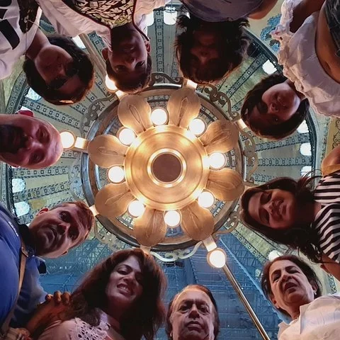 Santa Sofía en una visita privada y concentrada
