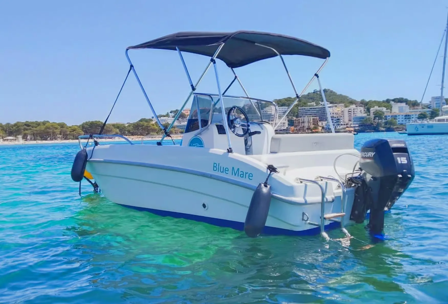 Alquiler barco sin licencia Santa Ponsa | Grupo privado