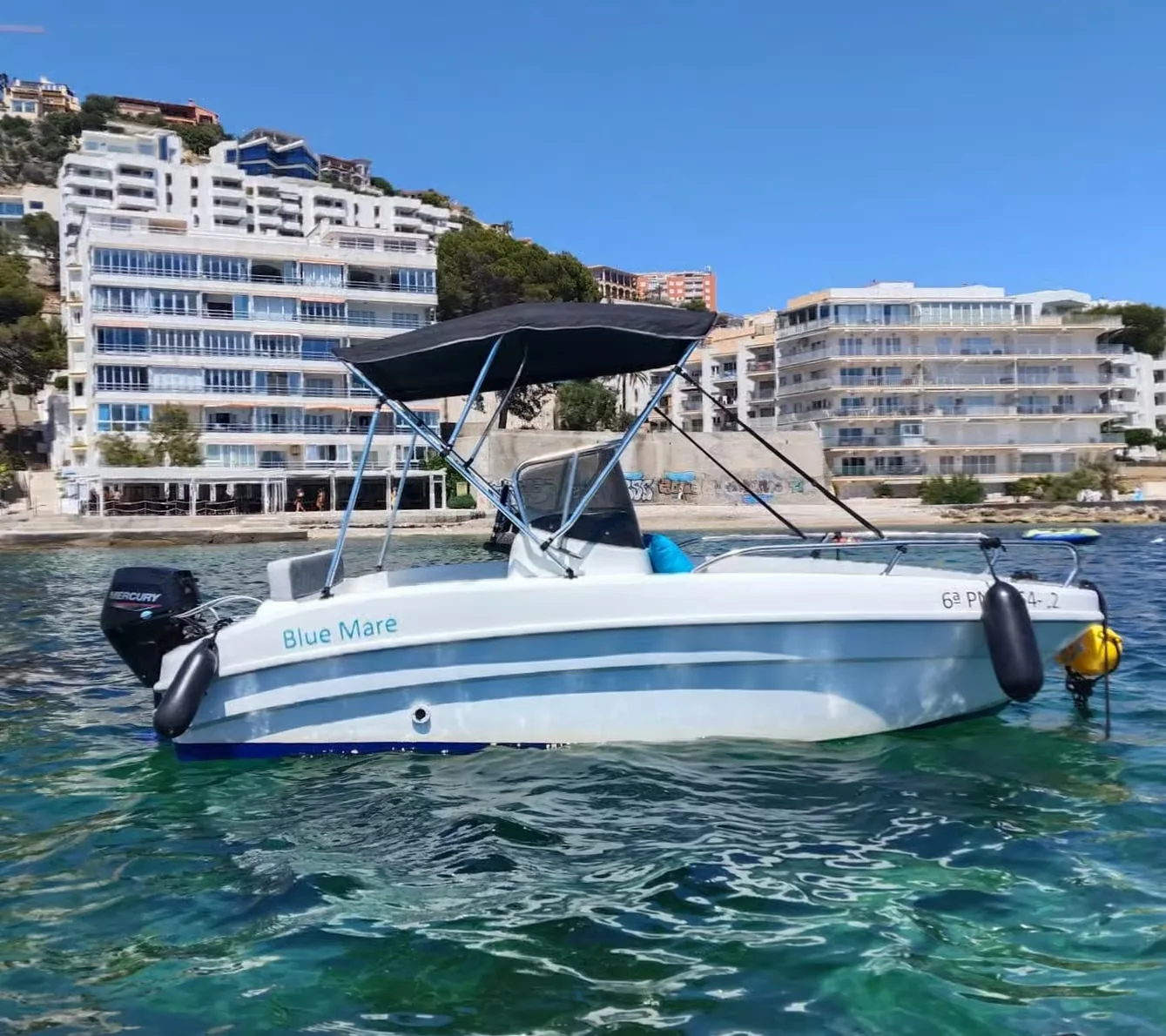 No-license boat rental in Santa Ponsa