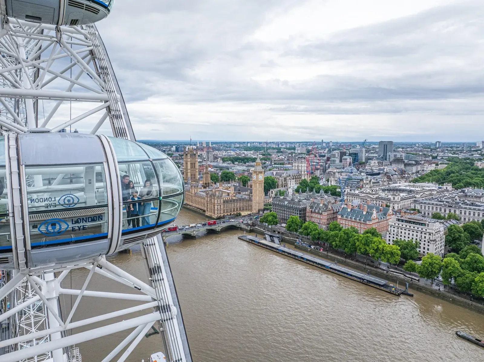 London Eye con crucero por el Támesis y autobús turístico en un solo ticket