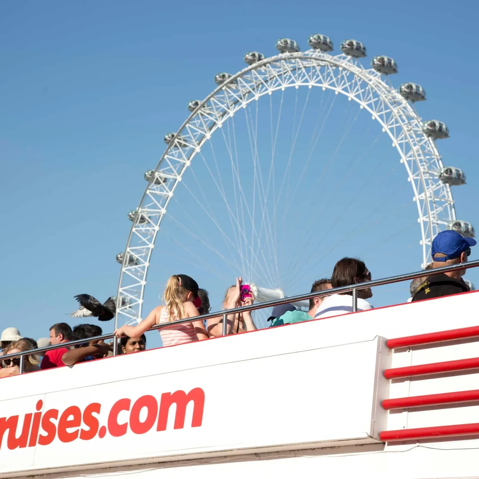 London Eye con crucero por el Támesis y bus turístico en Londres