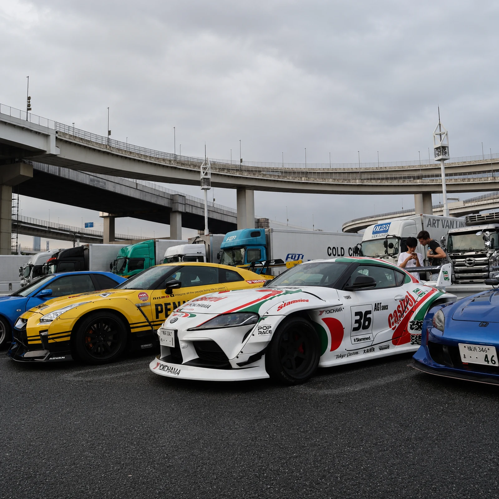 Tour JDM nocturne à Tokyo | Tokyo Drift et Daikoku PA