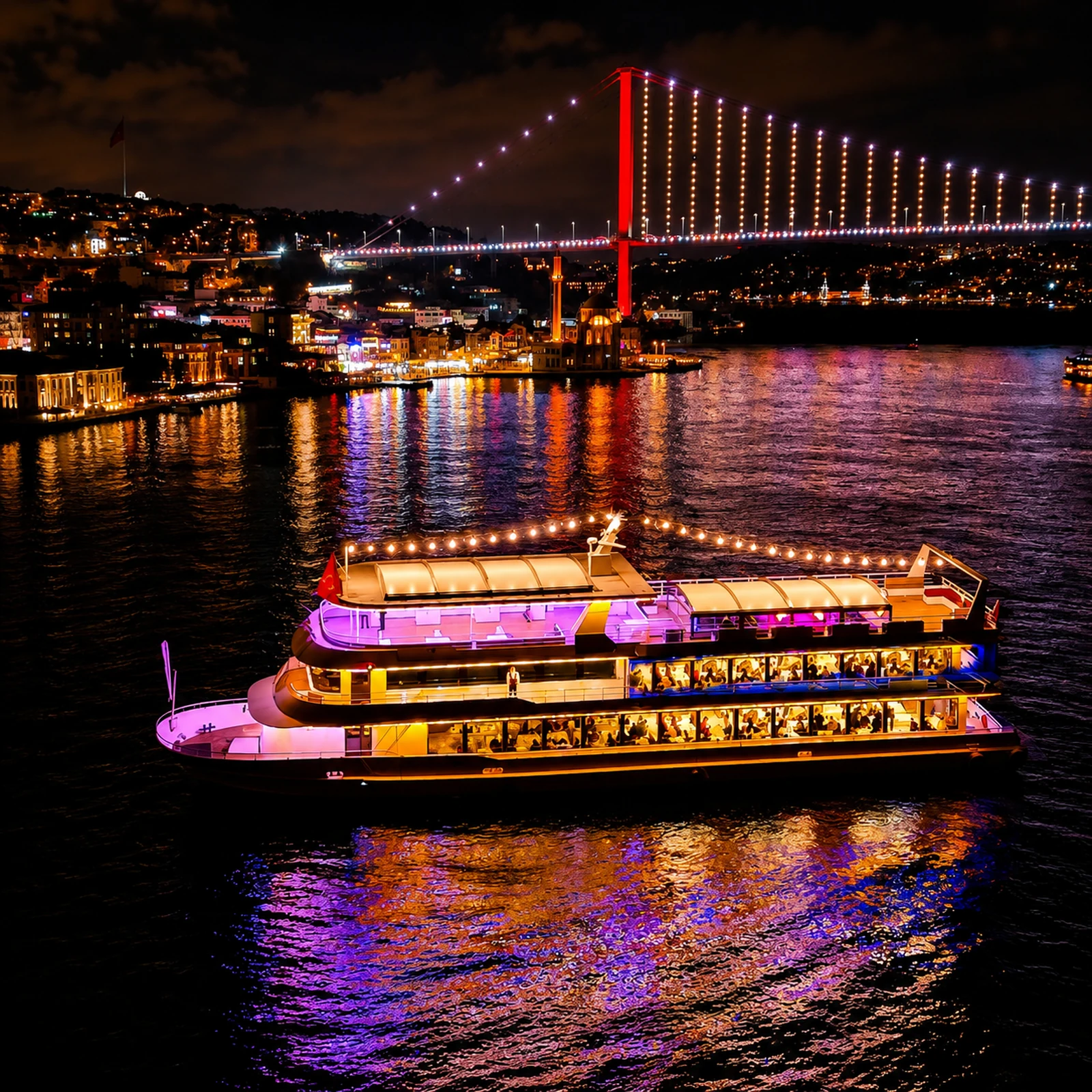 Croisière avec dîner sur le Bosphore à Istanbul