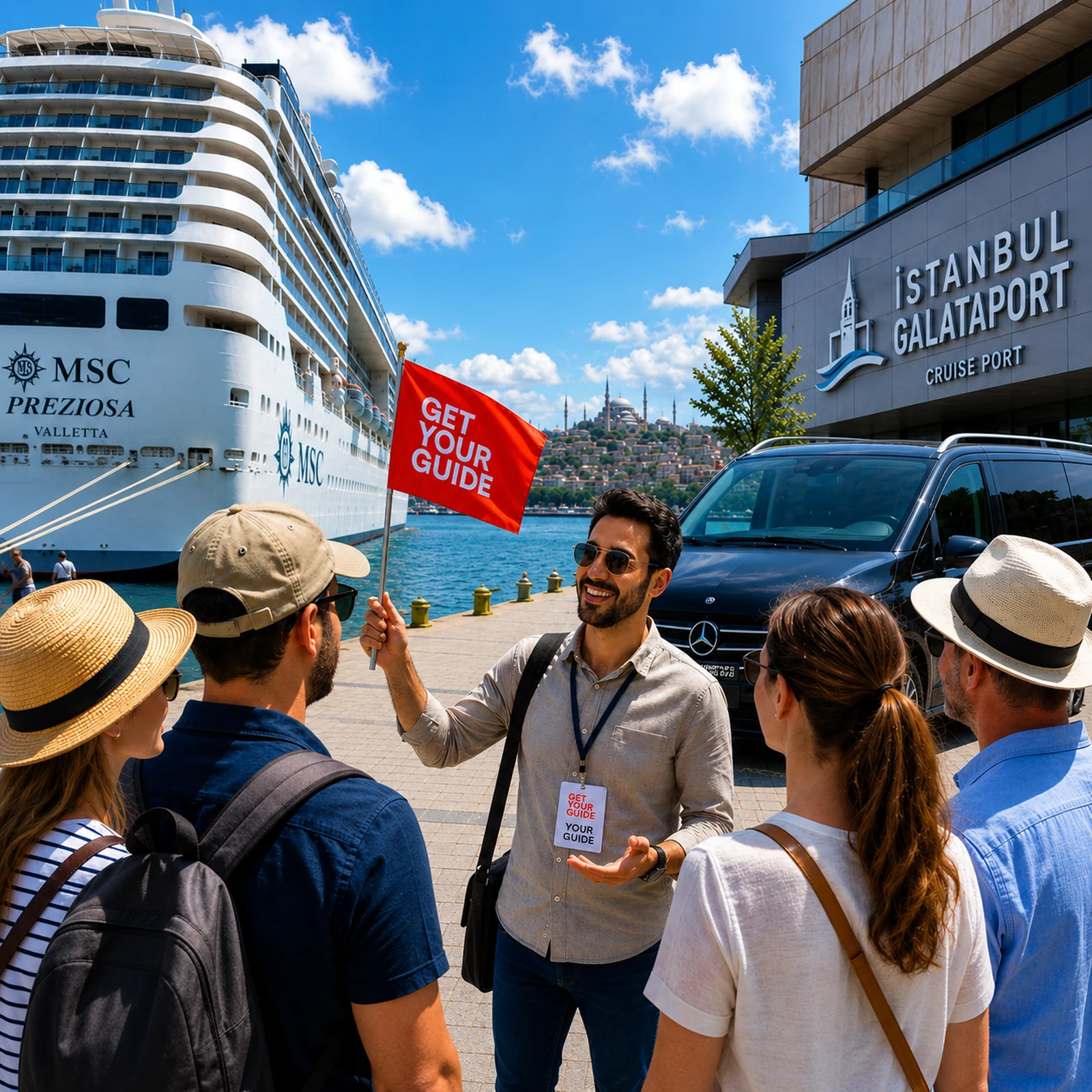 Excursión privada Estambul desde el puerto con guía y recogida