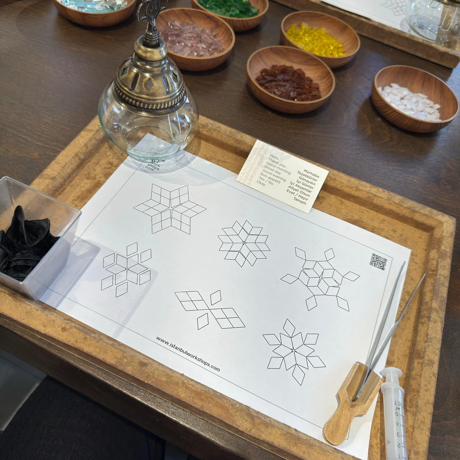 Mosaiklampen-Workshop in Istanbul: gestalte deine türkische Lampe
