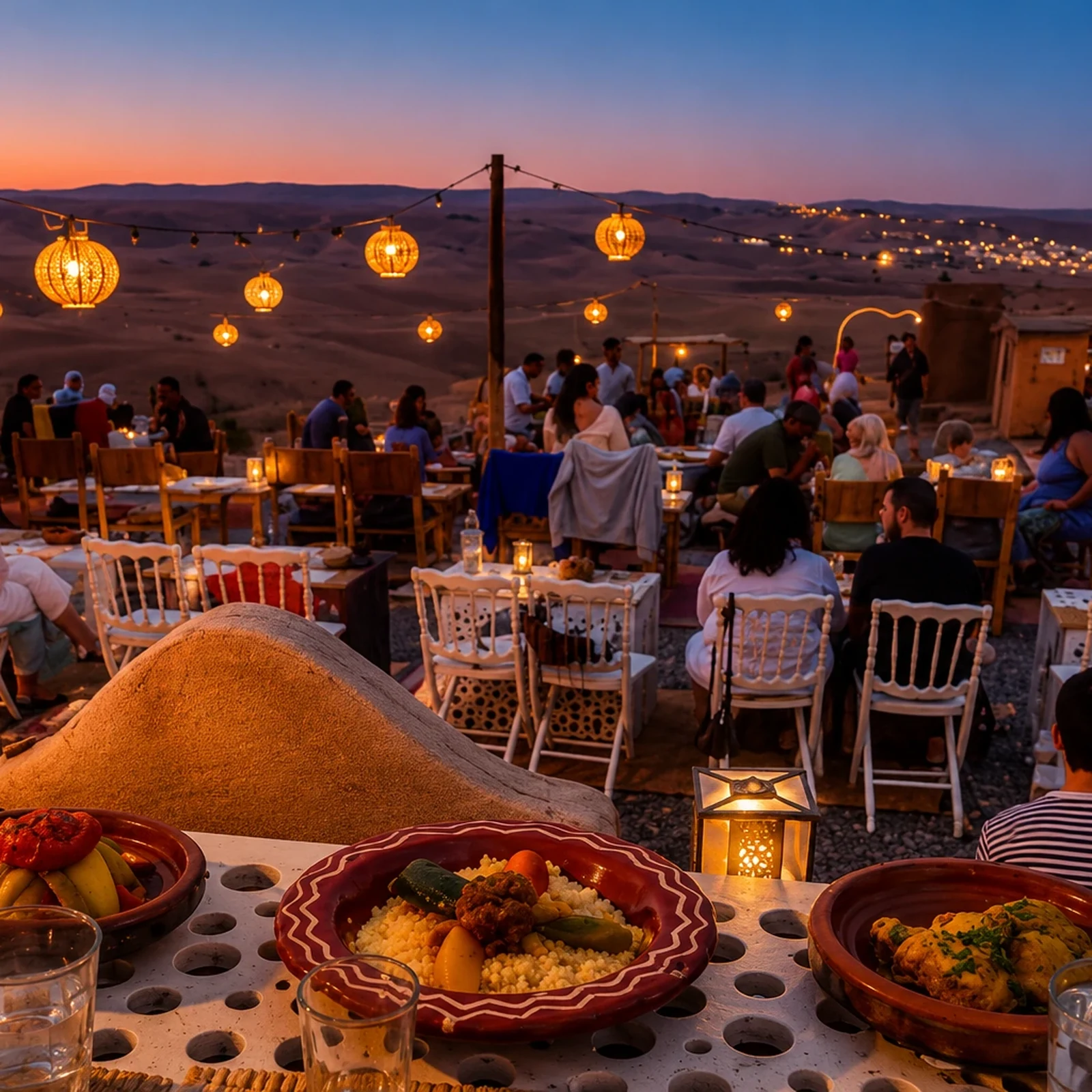 Excursion Agafay quad chameau dîner depuis Marrakech sous les étoiles