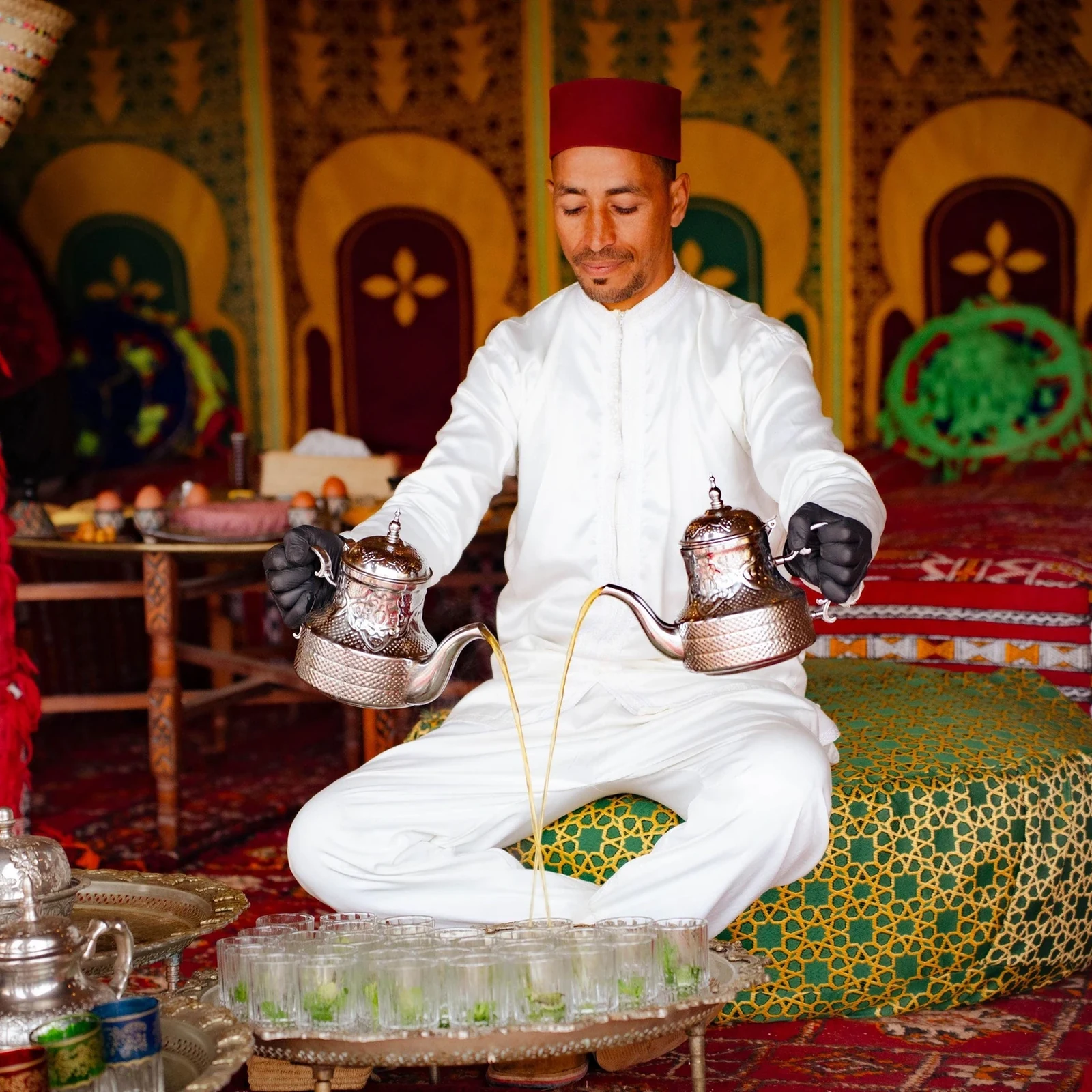 Vol en montgolfière à Marrakech au lever du soleil avec petit-déjeuner berbère
