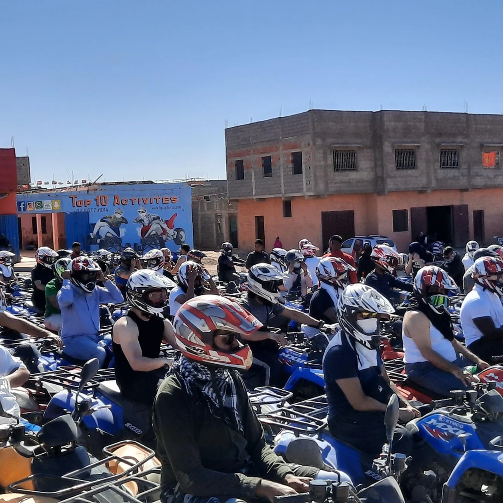 Excursion en quad Marrakech dans la Palmeraie et le désert de Jbilat