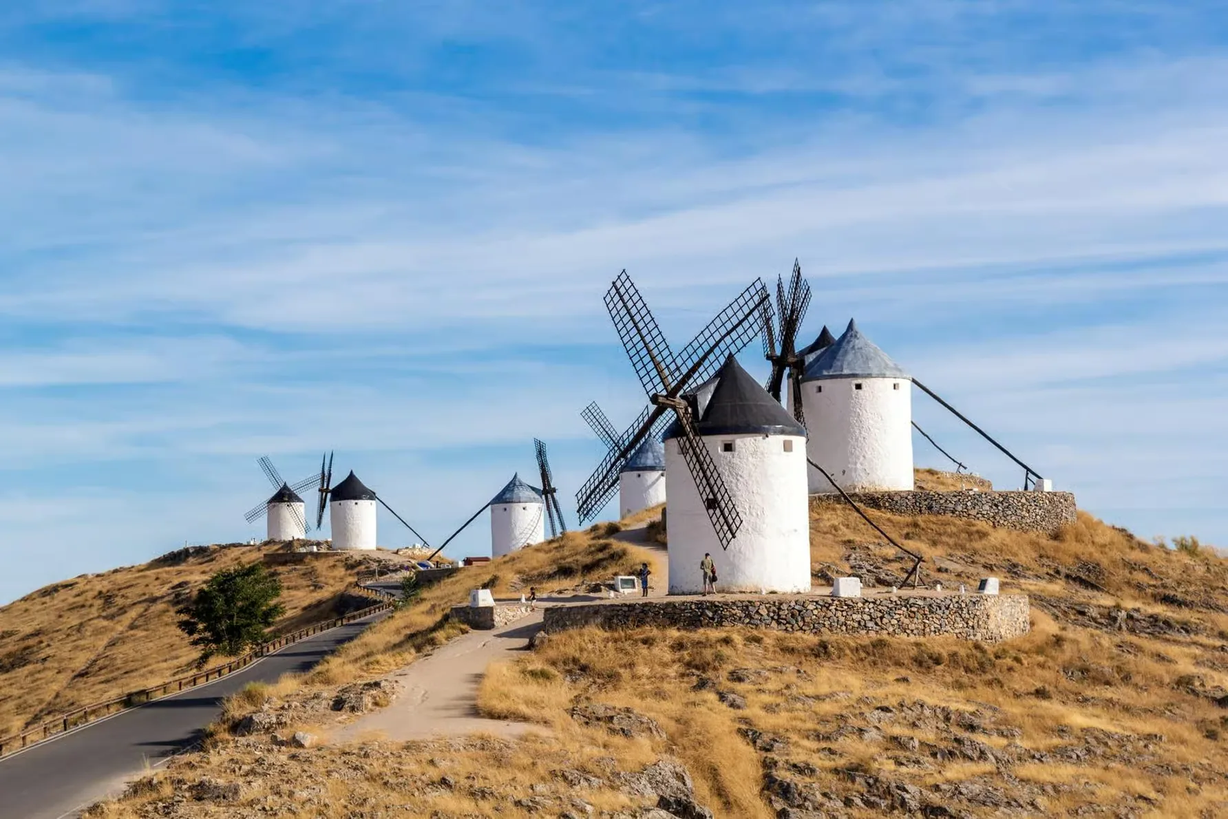 Tolède et les moulins de Don Quichotte lors d'une excursion depuis Madrid