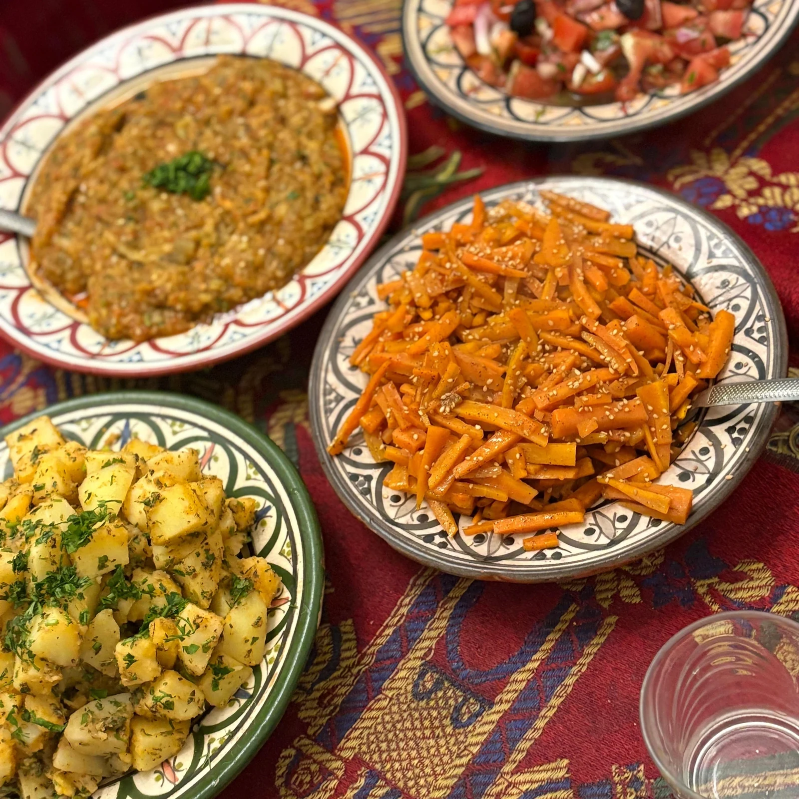 Cours de cuisine marocaine à Marrakech avec marché local