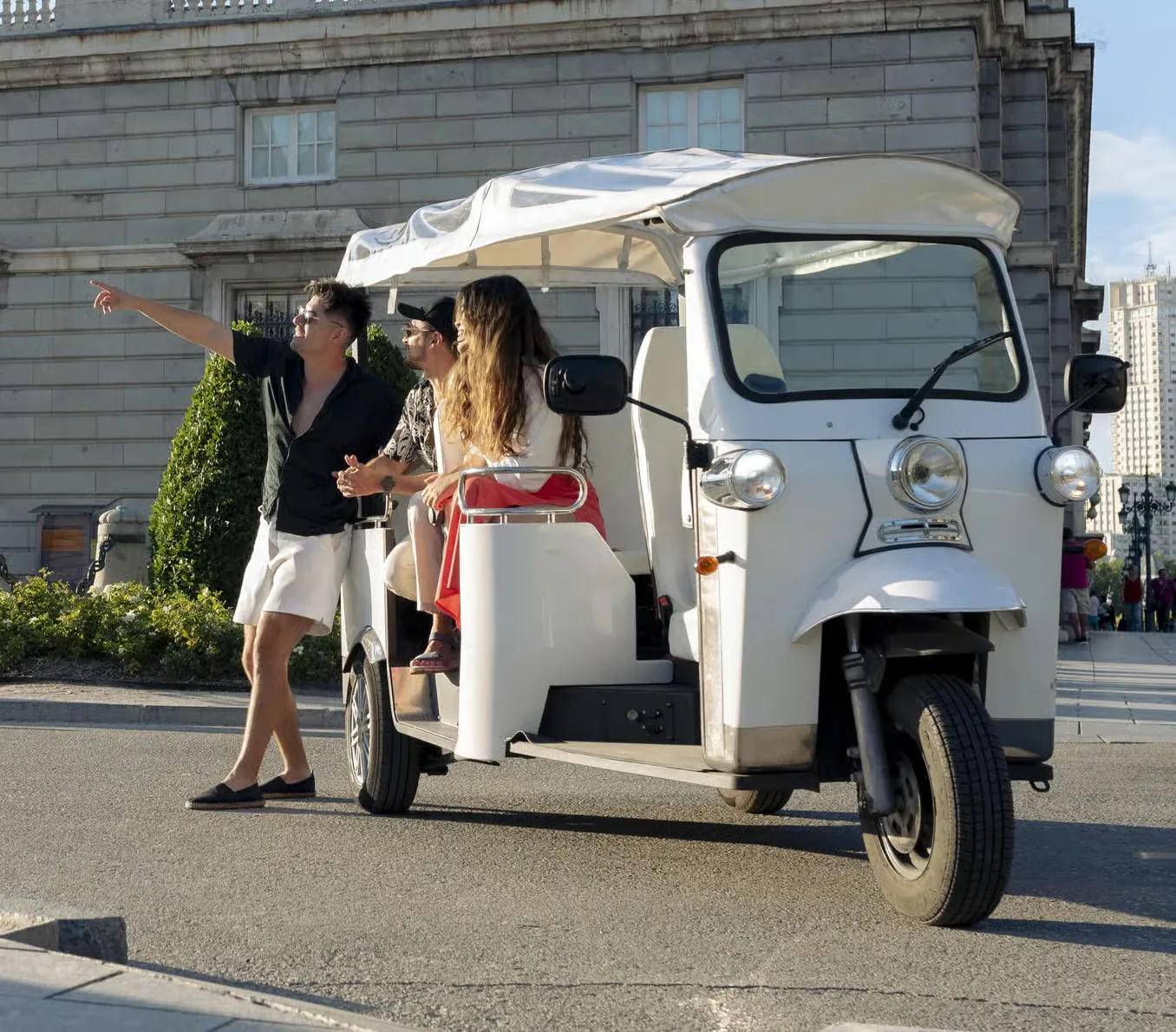 Entdecke Madrid im privaten Elektro-Tuk-Tuk