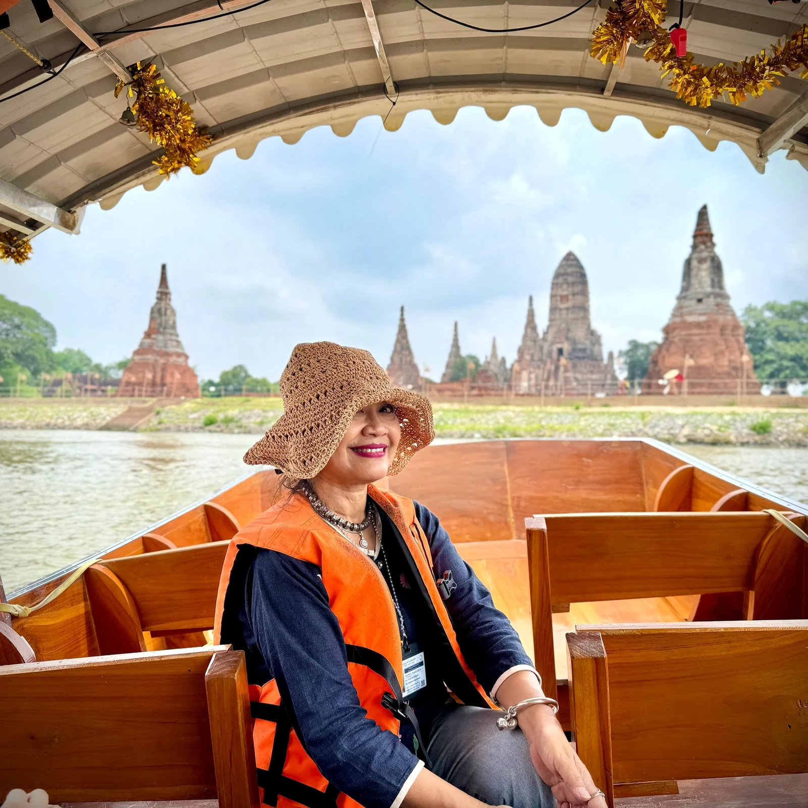 Excursion Ayutthaya depuis Bangkok avec temples, billets et balade en bateau