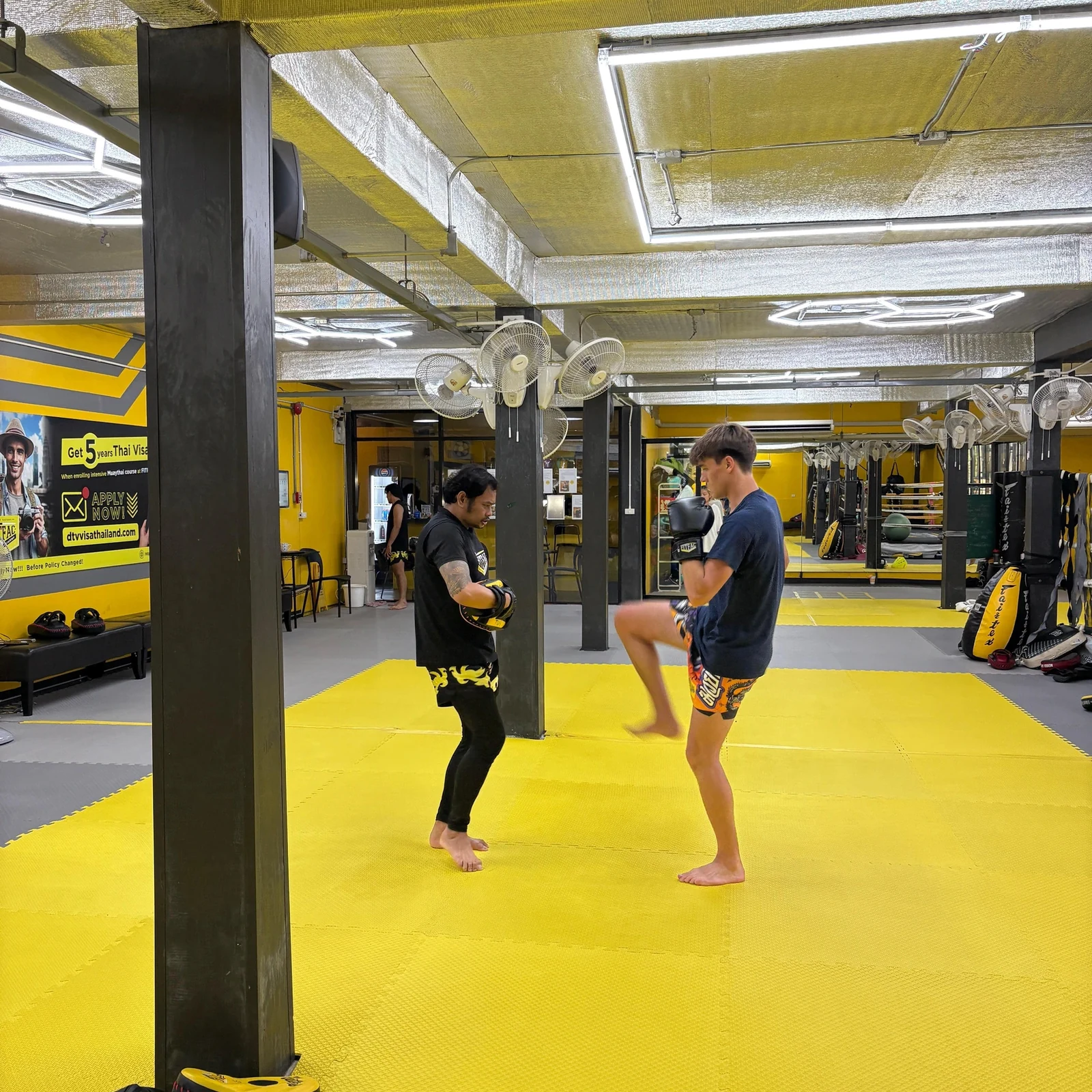Private Muay Thai class in Bangkok with one-to-one training