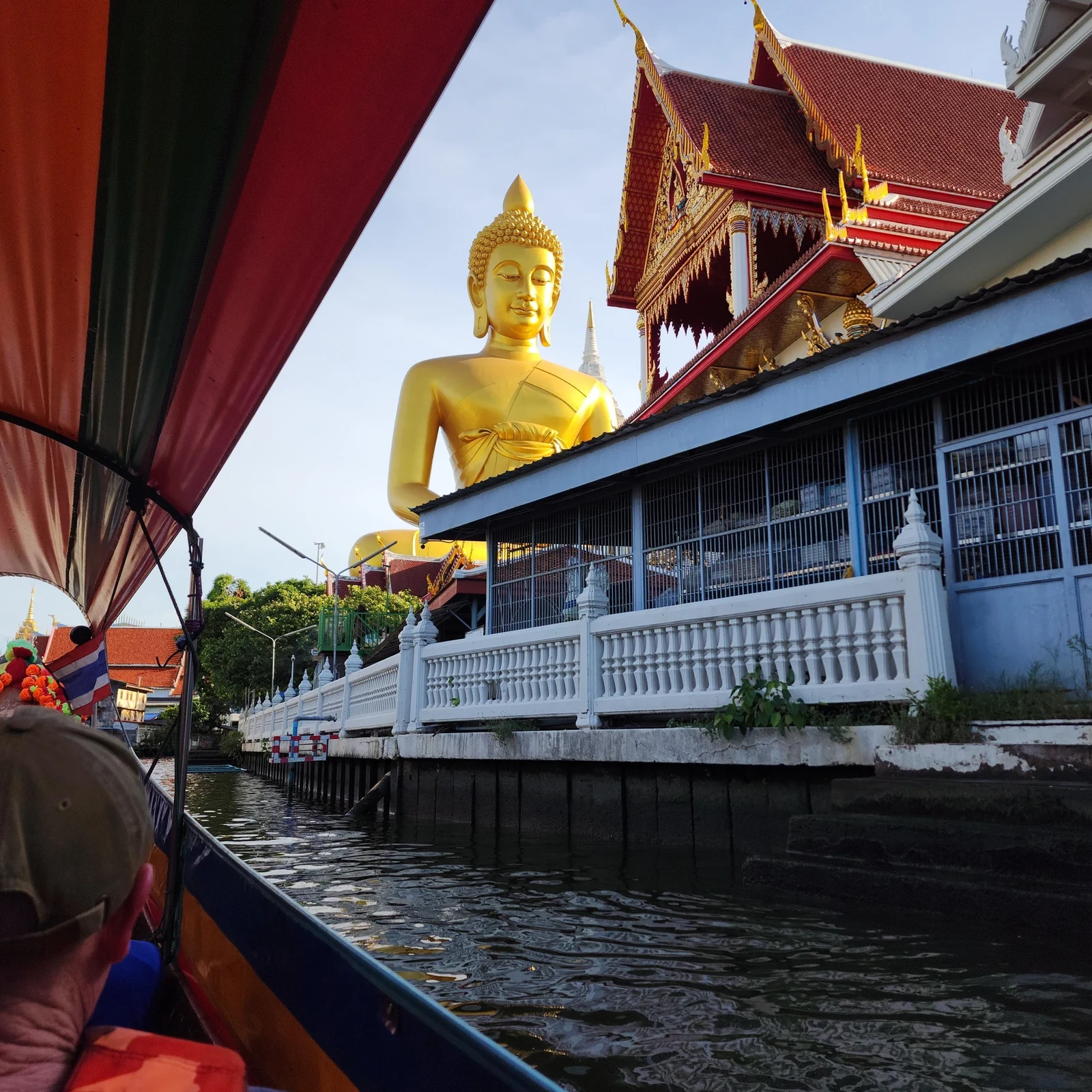 Visite des canaux de Bangkok en bateau long-tail, Big Buddha et Klong Bangluang