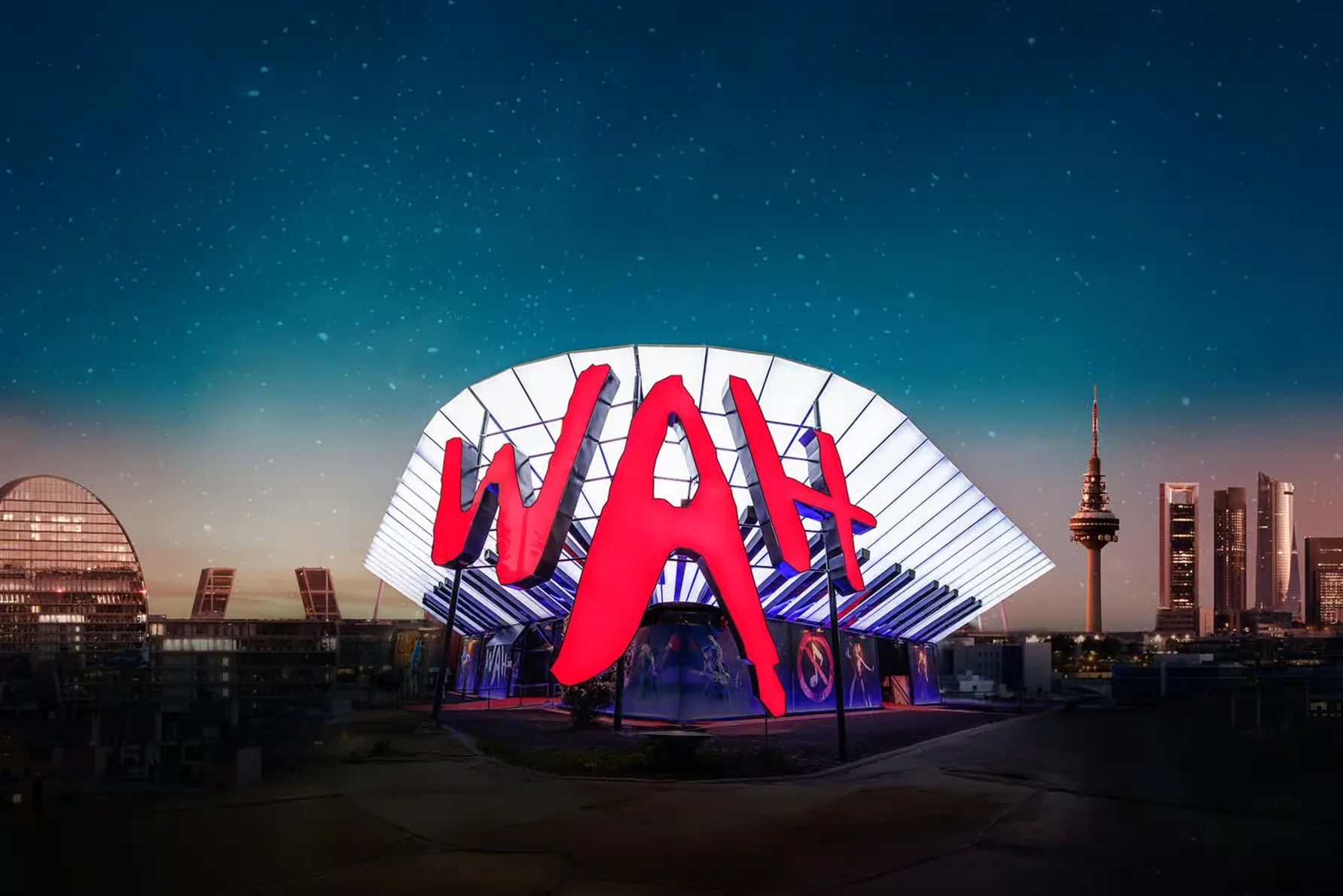 Madrid : WAH Show - Expérience musique, dîner et fête