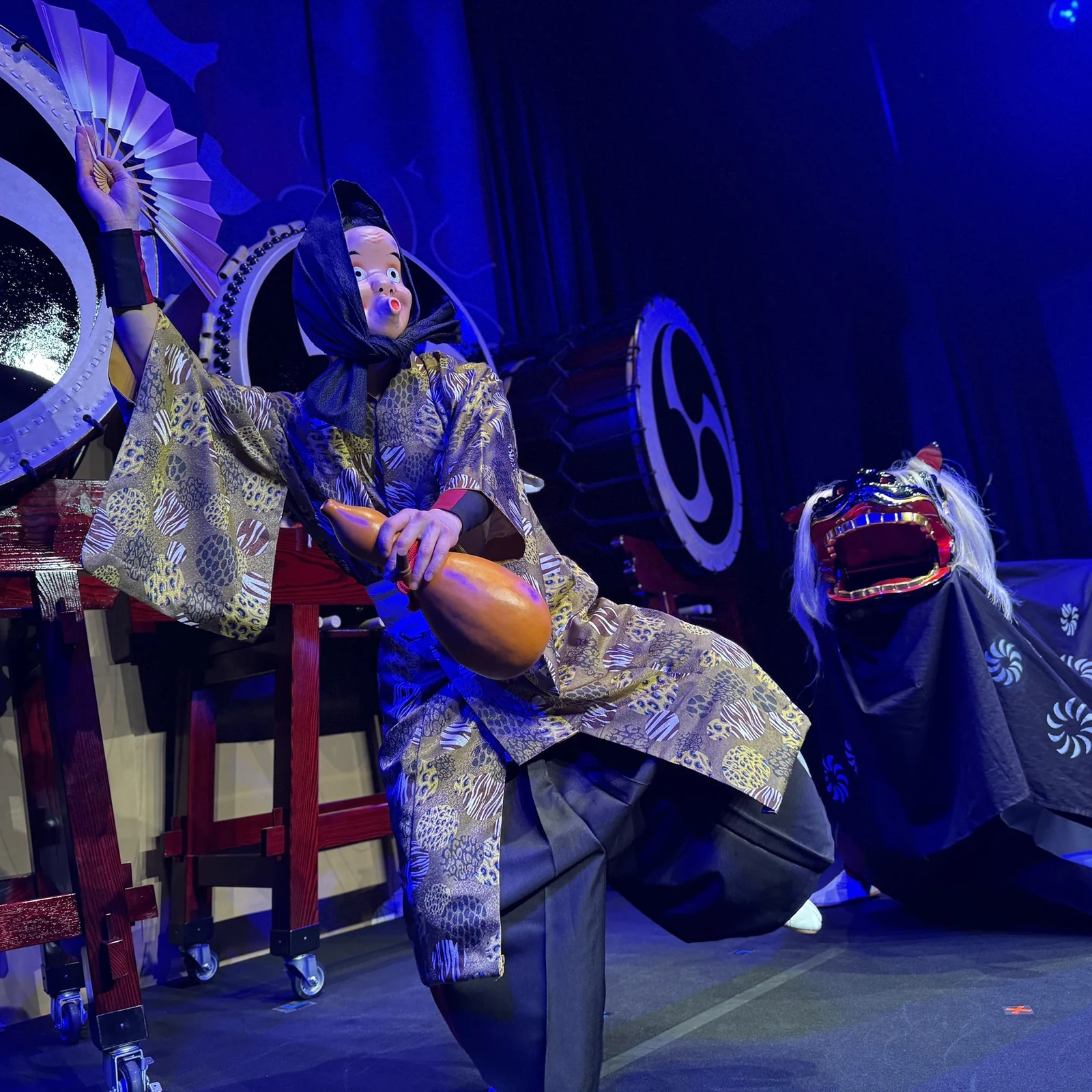 Spectacle de tambours wadaiko à Kyoto