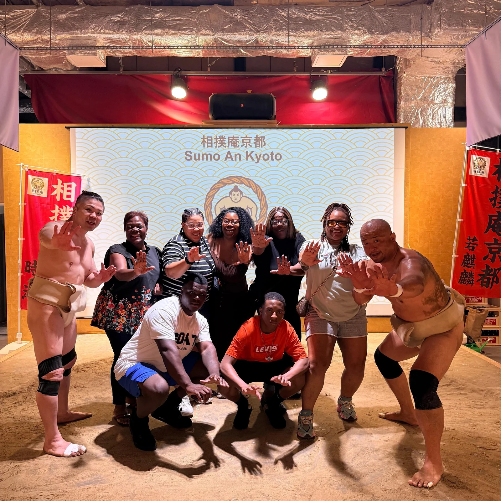 Expérience de sumo à Kyoto avec repas, défi sur le ring et photos
