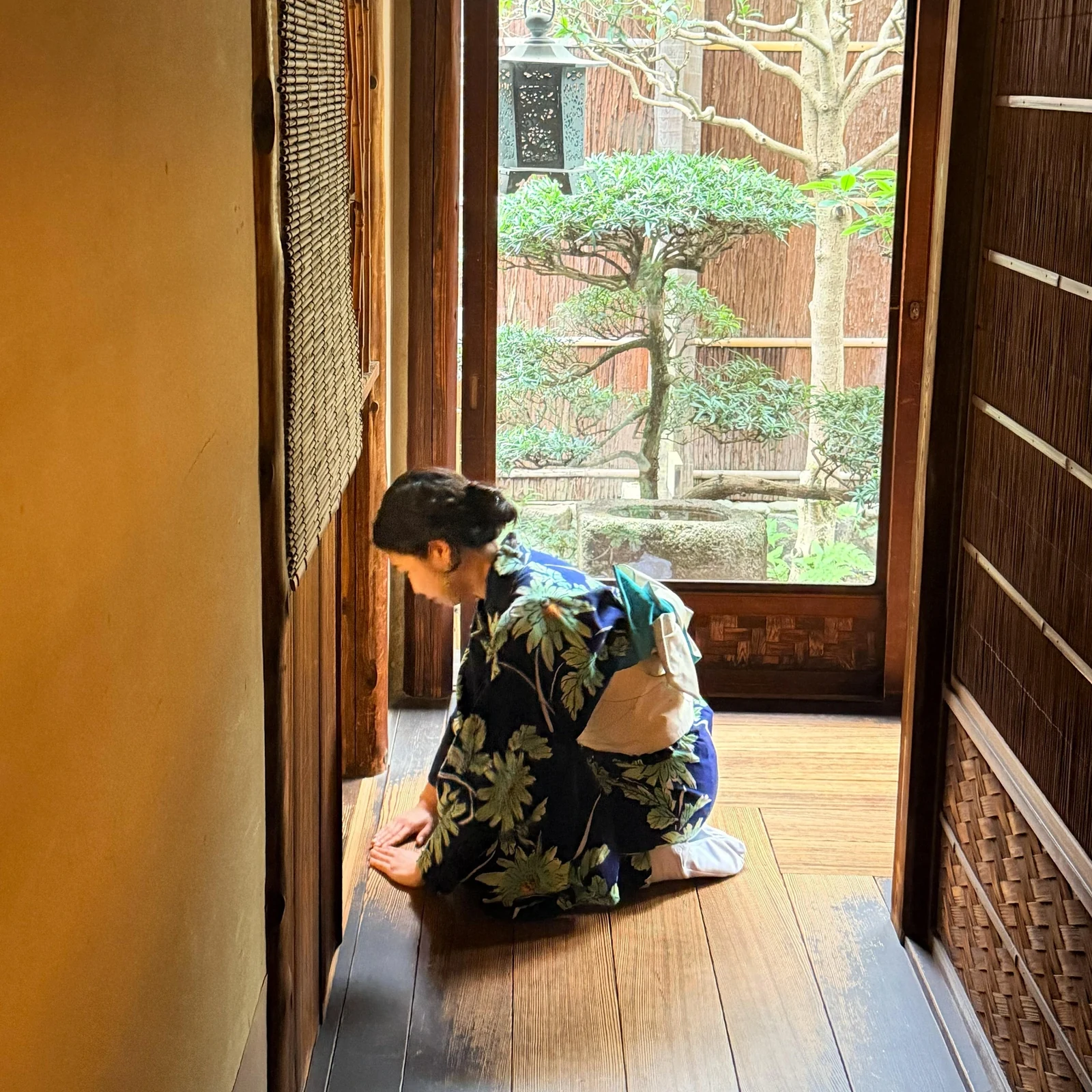 Cérémonie du thé à Kyoto dans une machiya historique