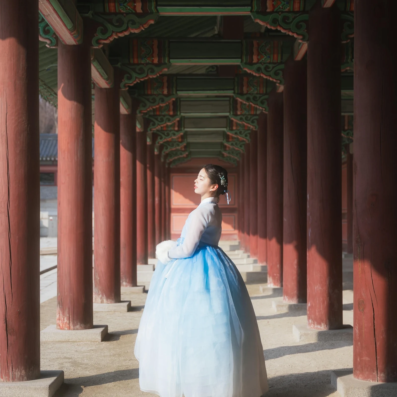 Hanbok-Fotoshooting in Seoul