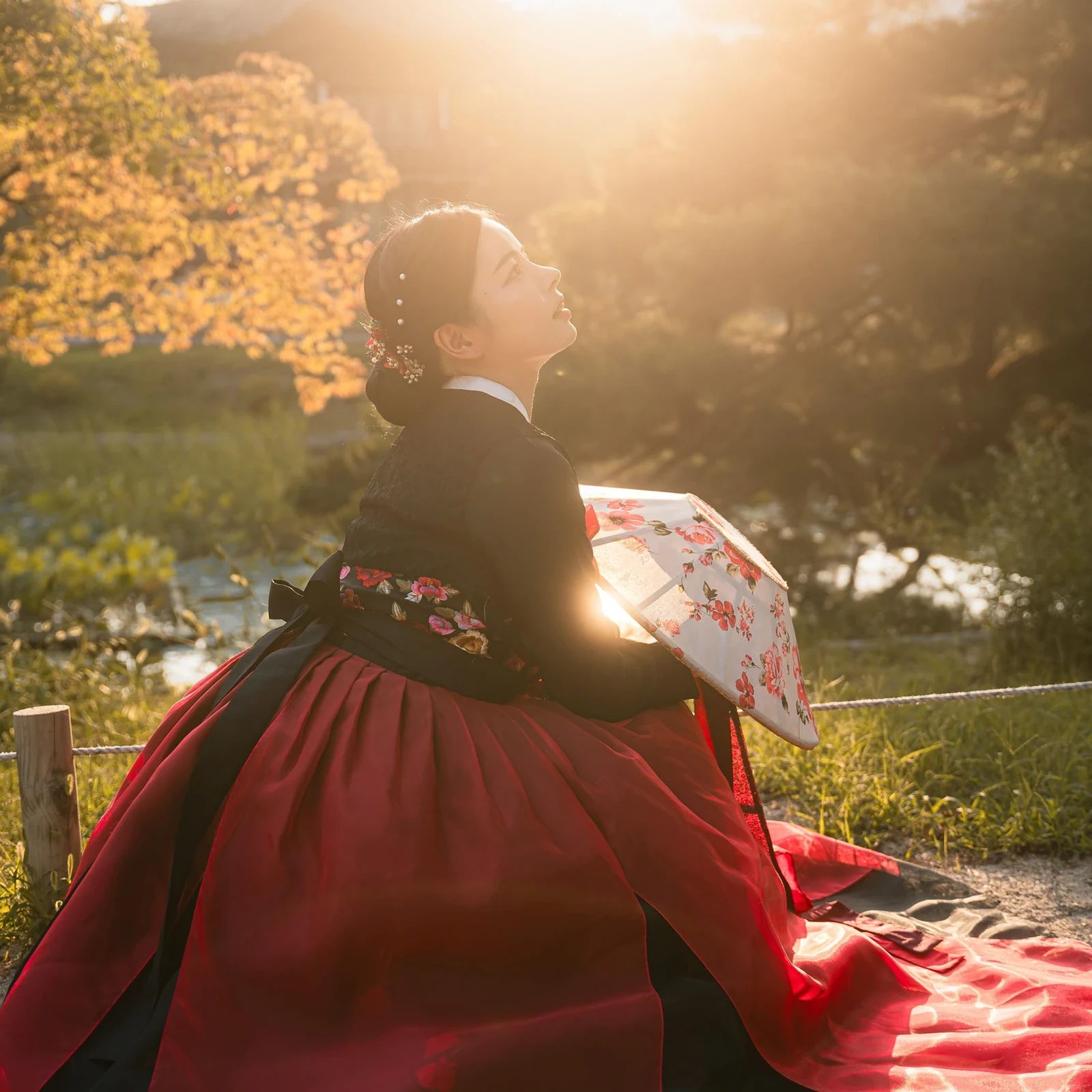 Hanbok-Fotoshooting in Seoul