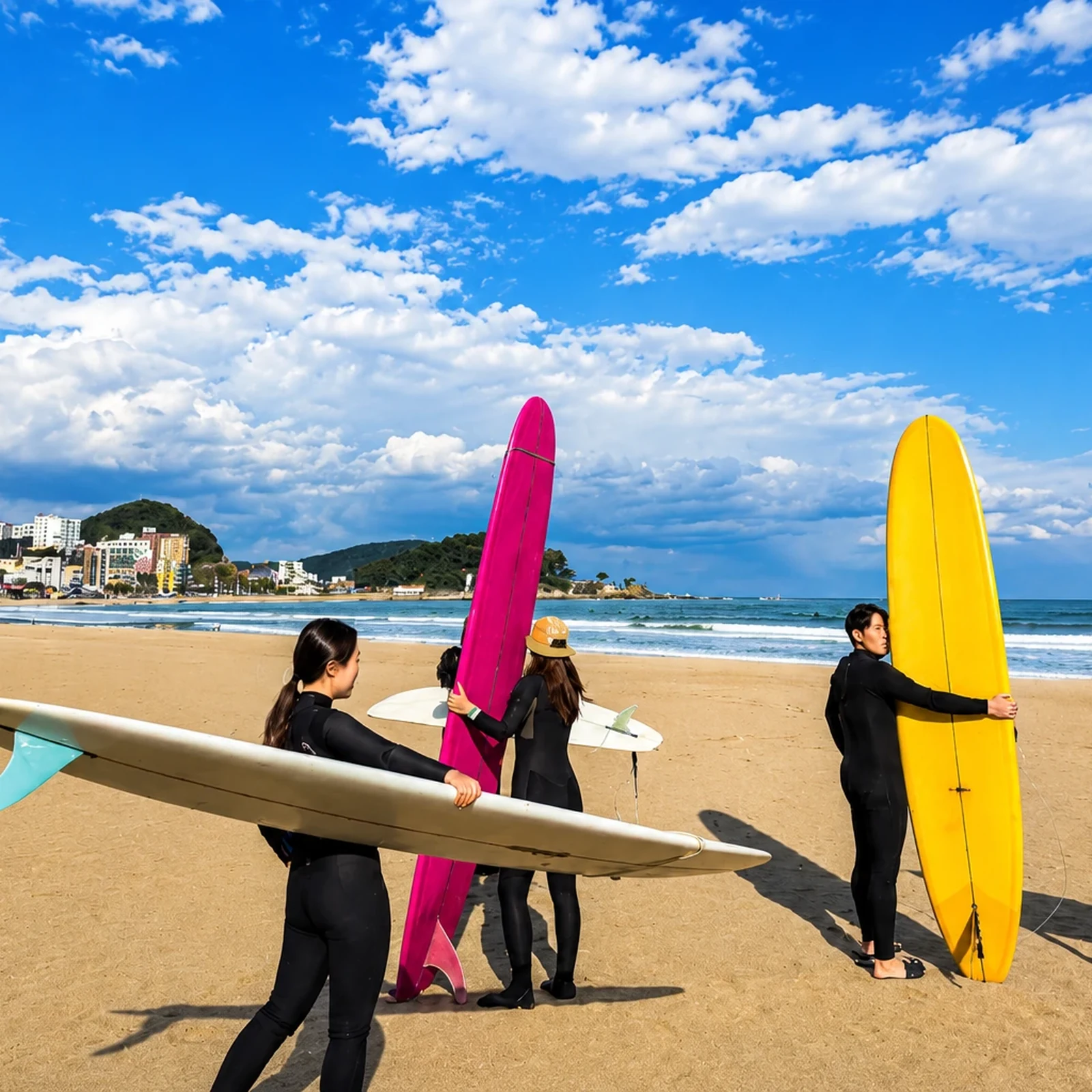Surfkurs in Busan mit koreanischem Barbecue