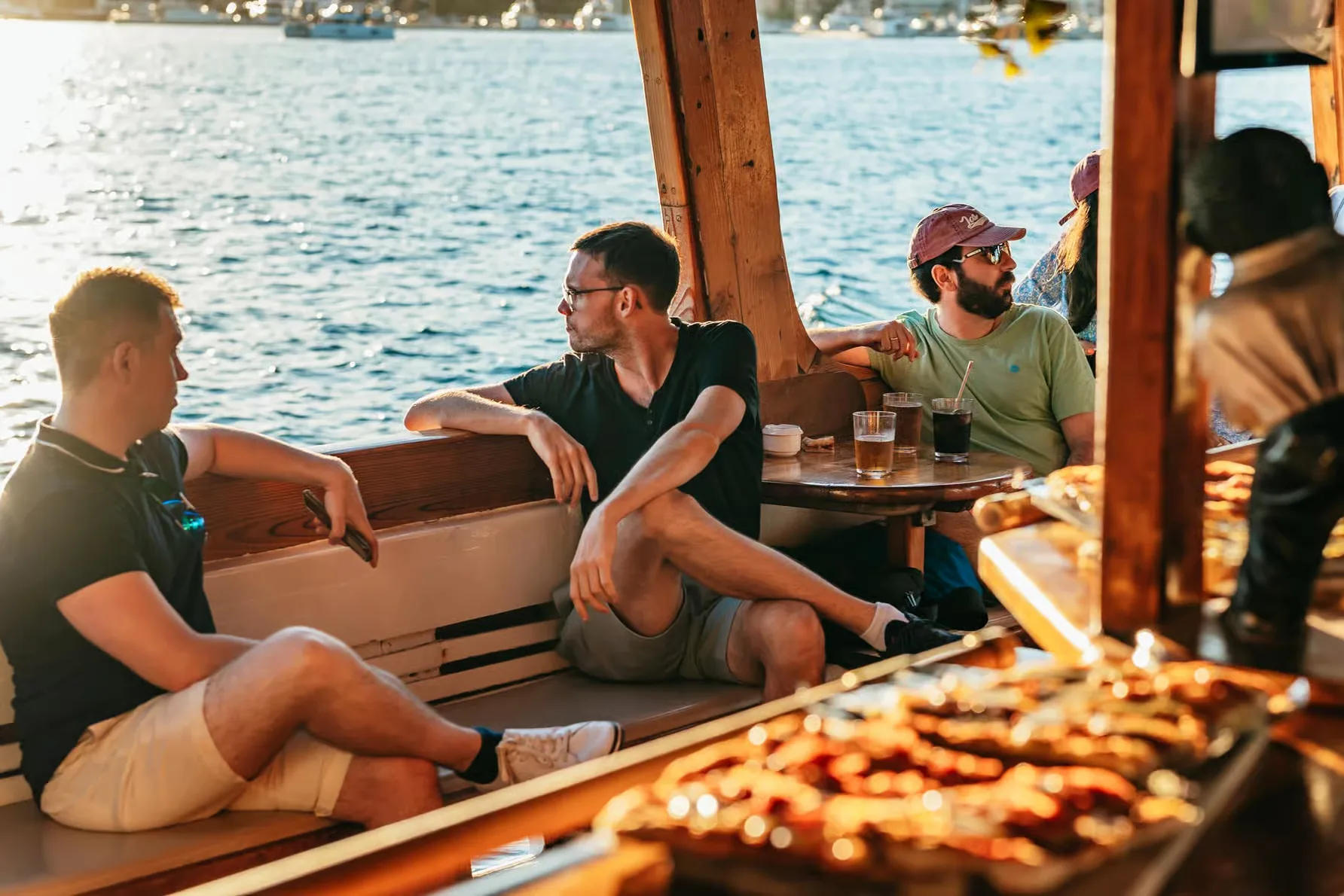 Sunset boat tour around Palma Bay