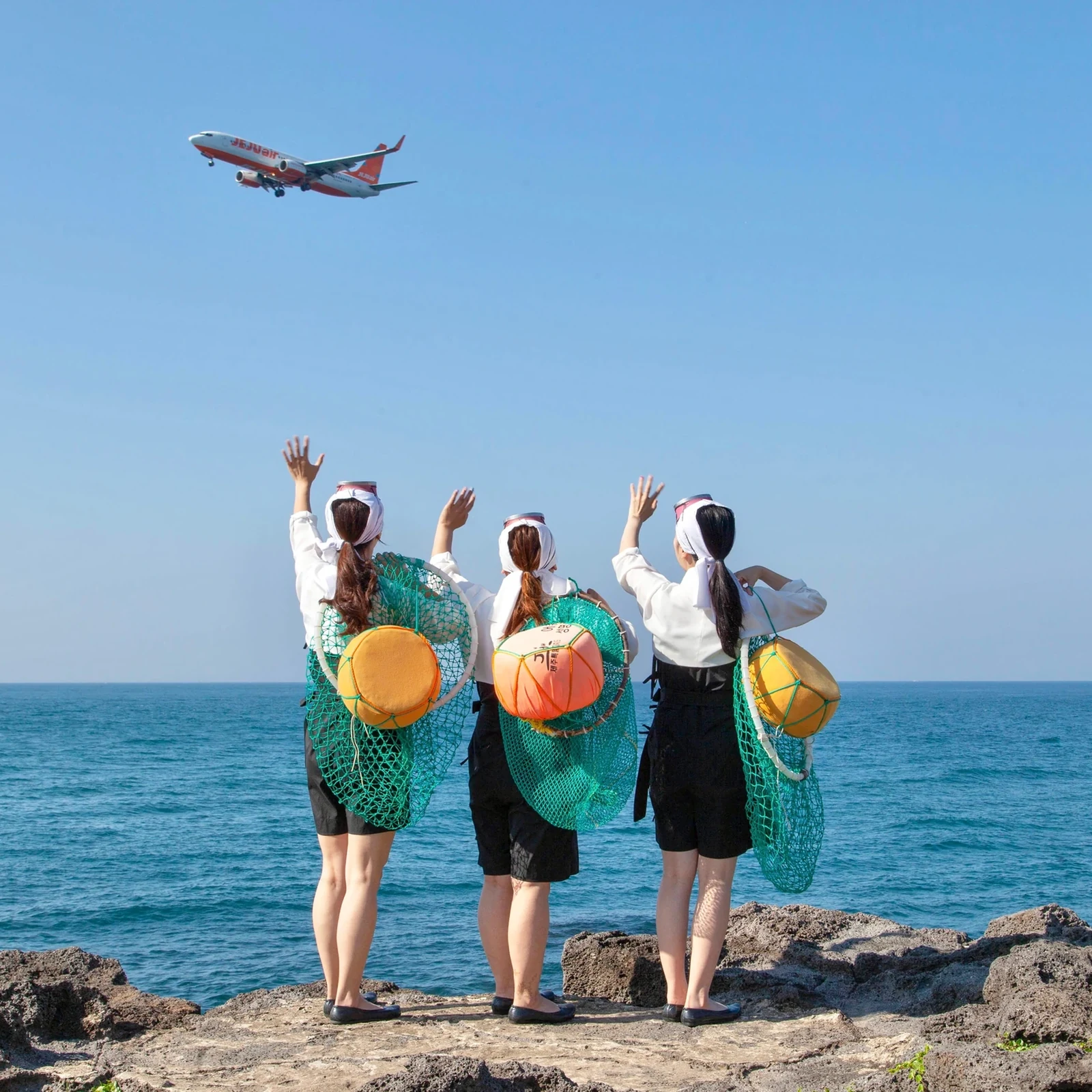 Expérience culturelle haenyeo à Jeju avec tenue traditionnelle et photos