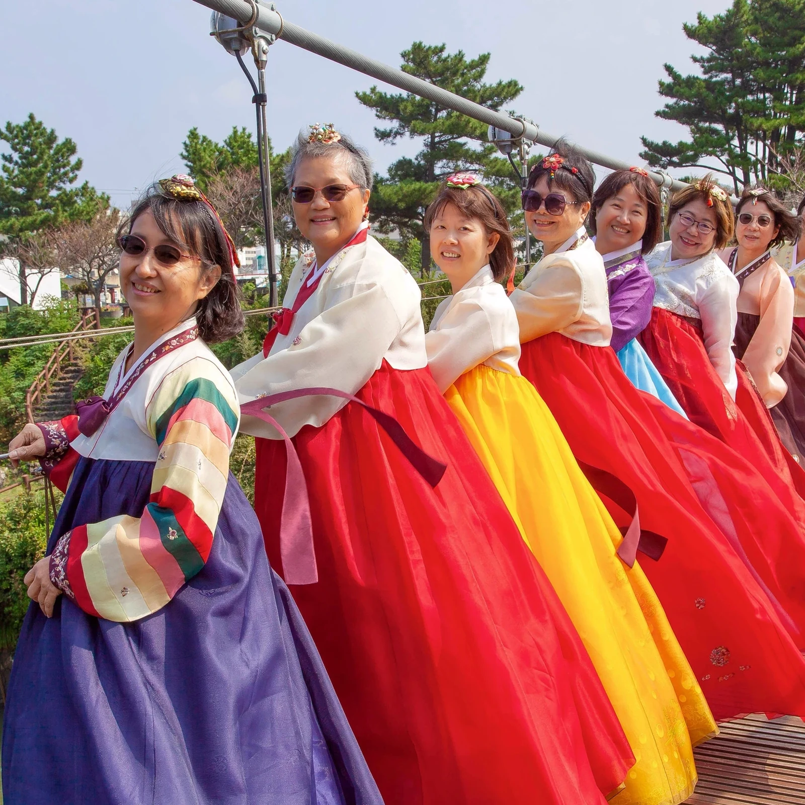 Location de hanbok à Jeju avec coiffure et studio photo intérieur